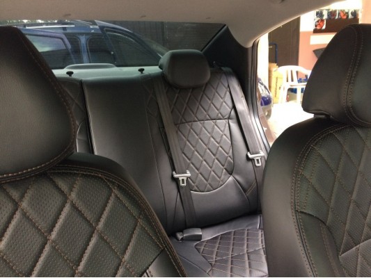 Каркасные авточехлы на Hyundai Solaris