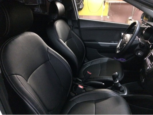 Каркасные авточехлы на KIA Rio 3